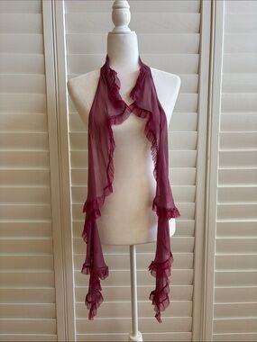 Betsey Johnson silk scarf